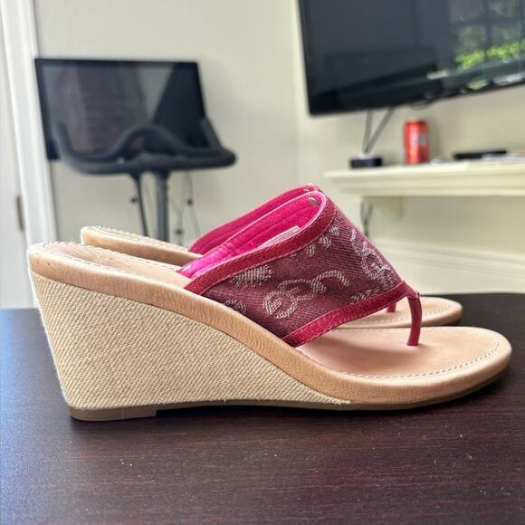 UGG Solena Wedged Heels- Sandals Women’s 8 - Picture 7 of 11